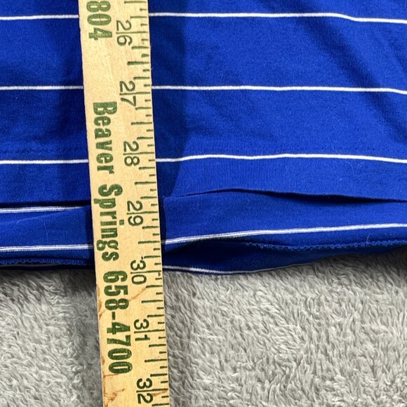Polo Golf Ralph Lauren Mens Shirt L‎ Blue White Stripe Button Up Outdoorsy Gorp - Picture 5 of 11